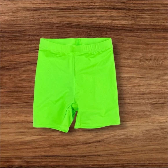 NWT Skims Recycled Swim Short Mid‎ Waist Neon Green XXS