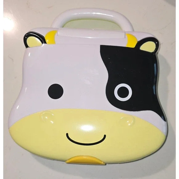 Winfun 8071 Cow Learning Laptop Toddler Educational Toy ABC 123 Music Shape
