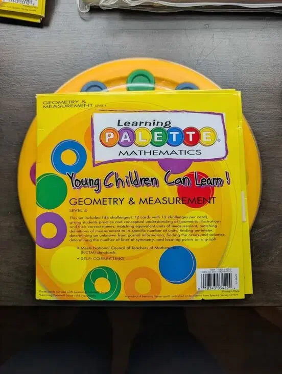 Usborne Learning Palette and Cards Level 4 Geometry & Measurement