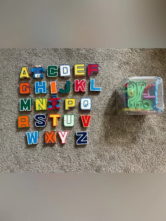Lakeshore Learning alphabots and maze cube