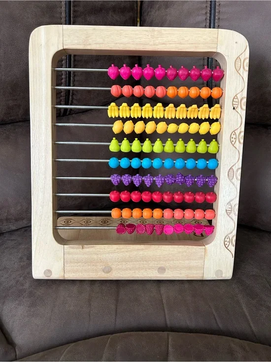 B. Toys Two-ty Fruity Wooden Abacus