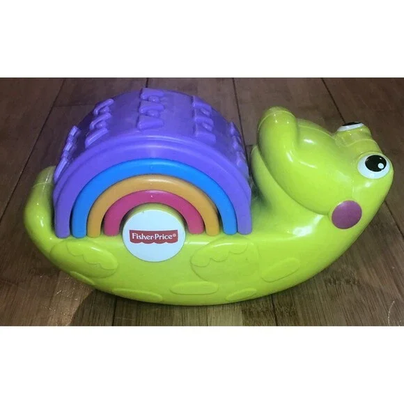 Fisher-Price Rockin' Croc Stacker Baby Toy 4 Colorful Arches