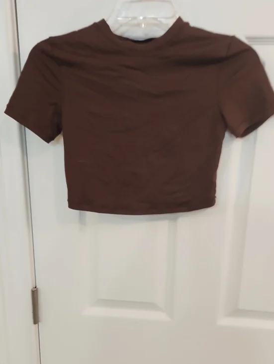 Skims Swim Crop Tee - Women's Short Sleeve Top
