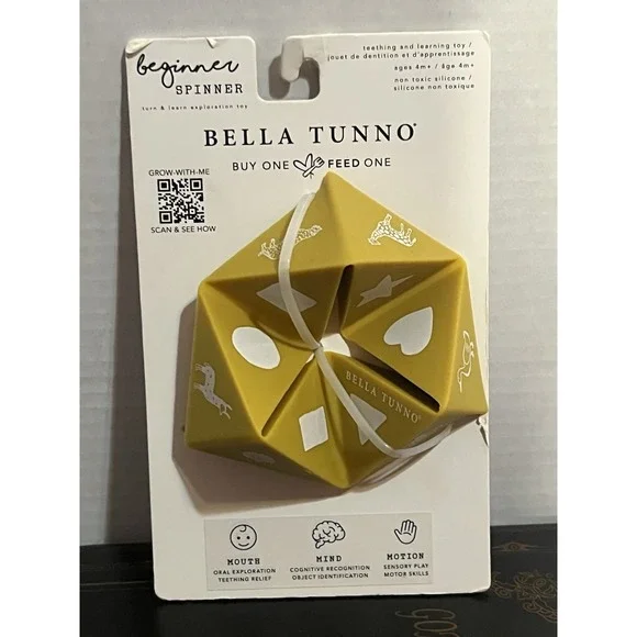 Baby Teething‎ Silicone Spinner Beginner Sensory Teether Bella Tunno