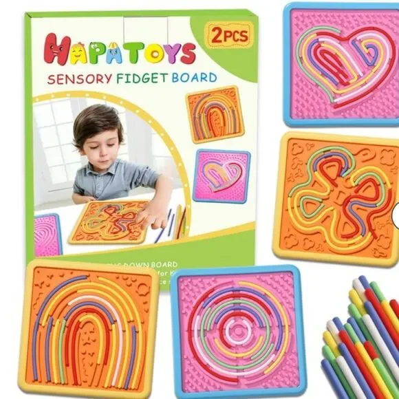 Sensory Fidget Board Set - Colorful Learning Fun