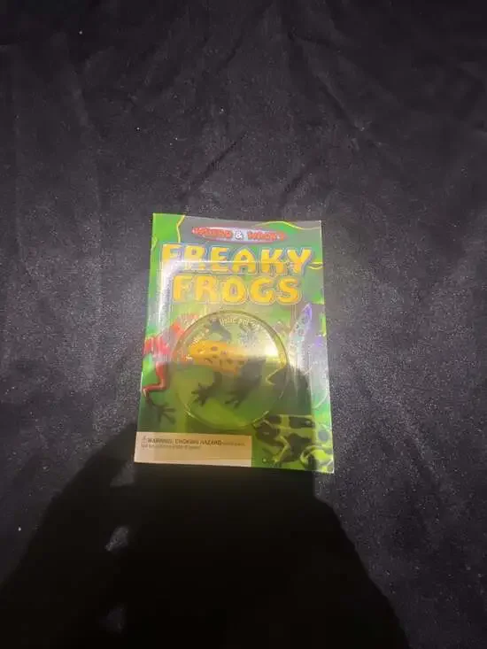 Weird & Wacky Freaky Frogs Educational Book and Frog Figurine Set