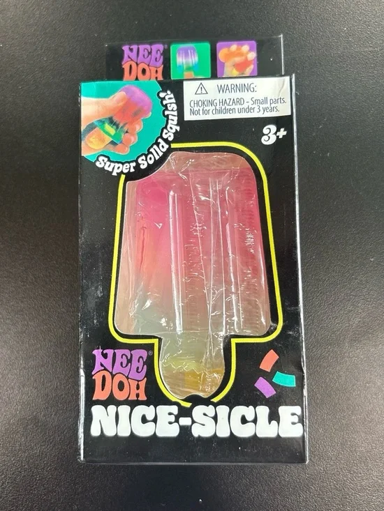 Nice-Sicle Super Sola Squish Kids Toy - Pink/Orange/Yellow