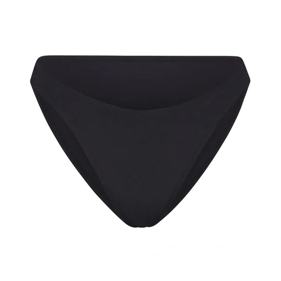 NWT SKIMS Shaping Swim Dipped Bikini Bottoms in Onyx Size XS