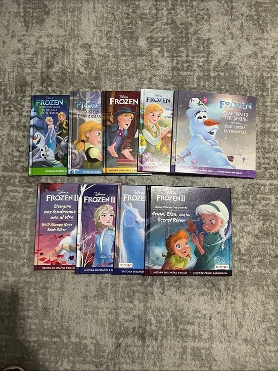 Bundle of 9 bendon hardcover Disney Frozen/ Frozen 2 short books