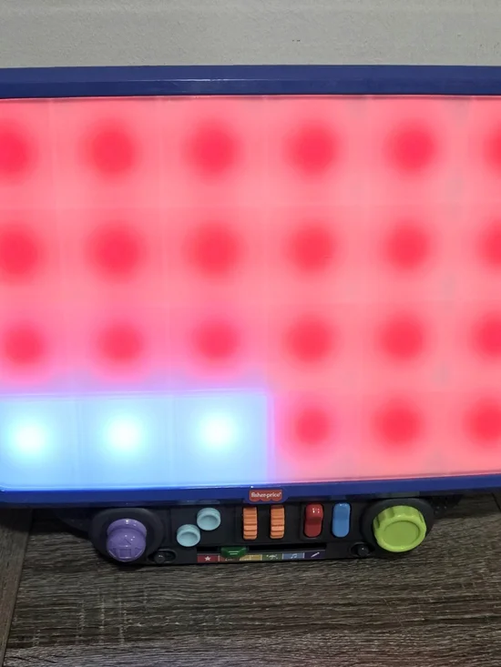Fisher-Price Sensory Bright Light Station Electric Learning Activity Table PLEAS