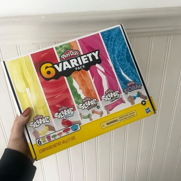⭐️ NEW Sealed Play-Doh 6 Variety Pack - Colorful Slime and Foam