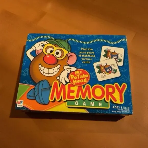 2005 Mr Potato Head Matching Memory Game Hasbro COMPLETE