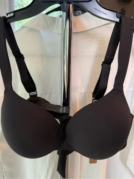 SKIMS Black Push-Up Bikini Top