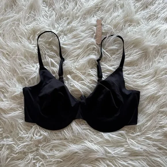 Skims Swim Full Coverage Bikini Top Onyx Size 15