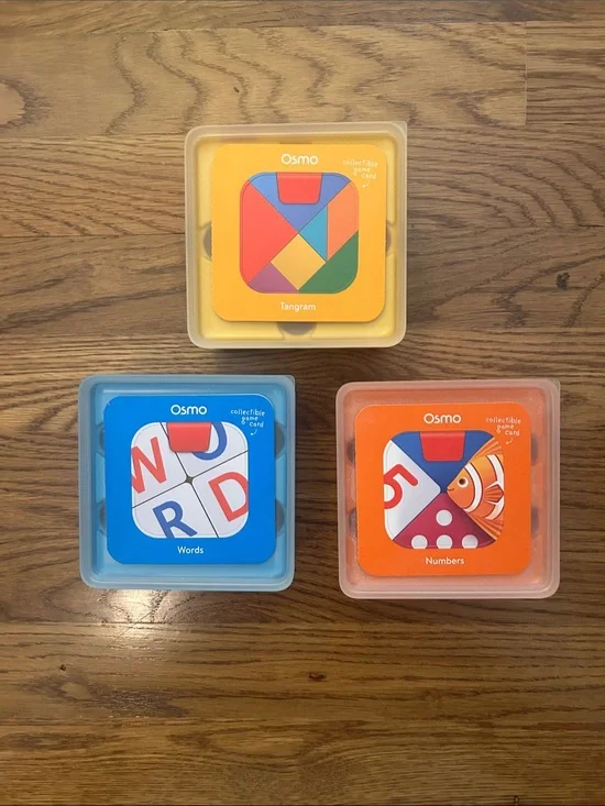 Osmo Kids Learning Cards Set - words, numbers & tangram!