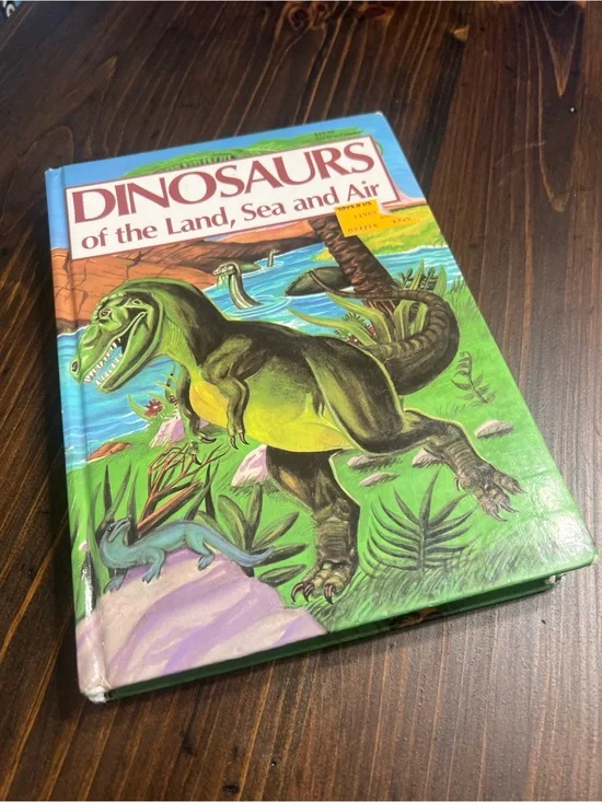 Dinosaurs of the Land, Sea and Air - Green Hardcover Kids Book