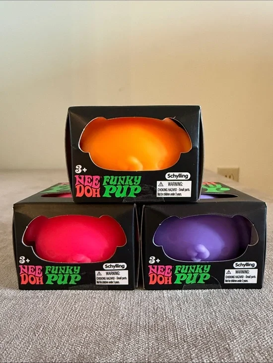 NeeDoh Funky Pup | Bundle Of 3 | New