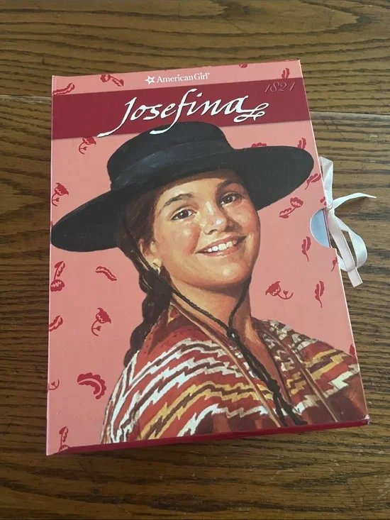 American Girl Josefina Keepsake Box - Pink & Red set of 6 books