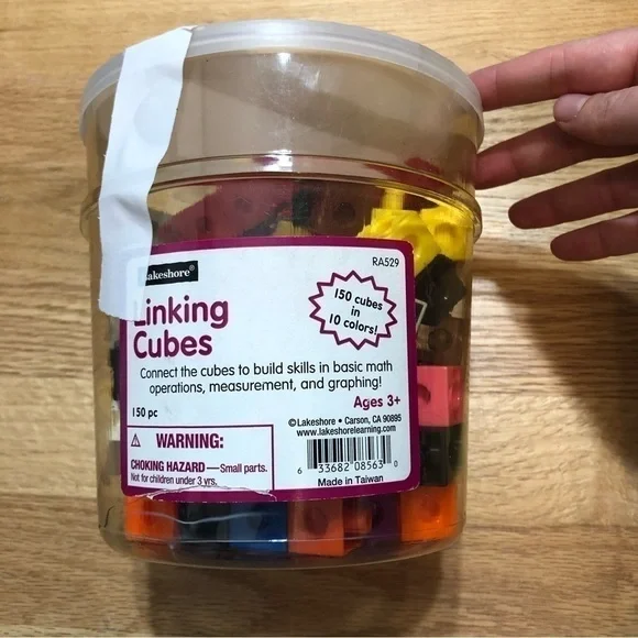 Lakeshore Learning Linking Cubes Counting Sorting Toy Activity Color