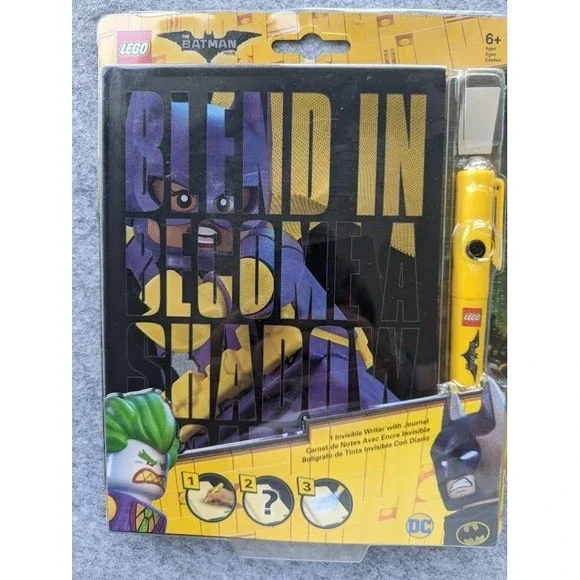 LEGO The Batman Movie Invisible Writer with Journal Set Batgirl Joker 51739