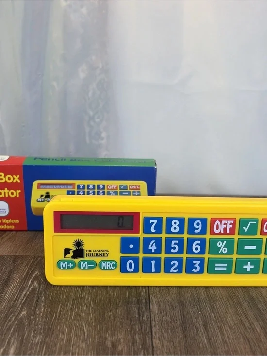 Vintage 1999 Pencil Box Calculator with Functions & Display The Learning Journey