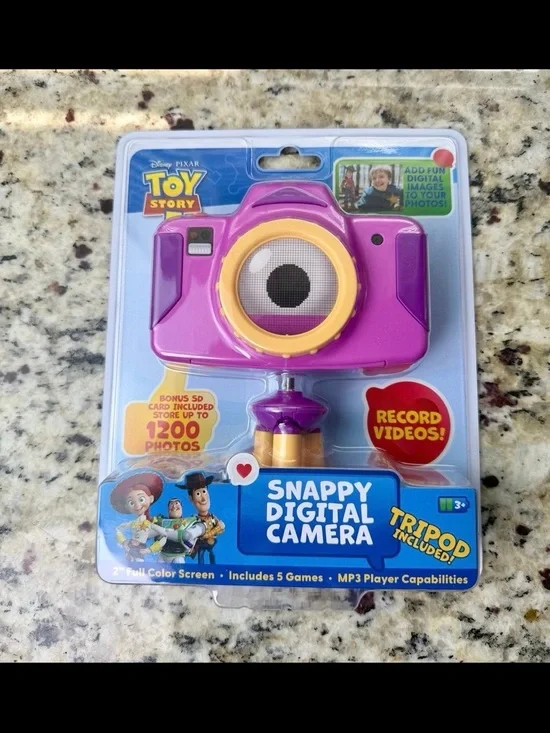NIB Mattel Snappy Digital Camera - Purple & Yellow