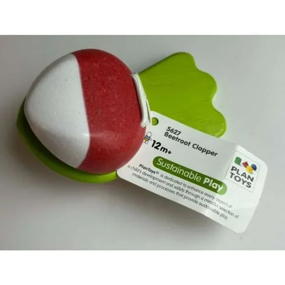 PlanToys 5627 Beetroot Clapper Sound Child Toy 2013 Sustainable Play