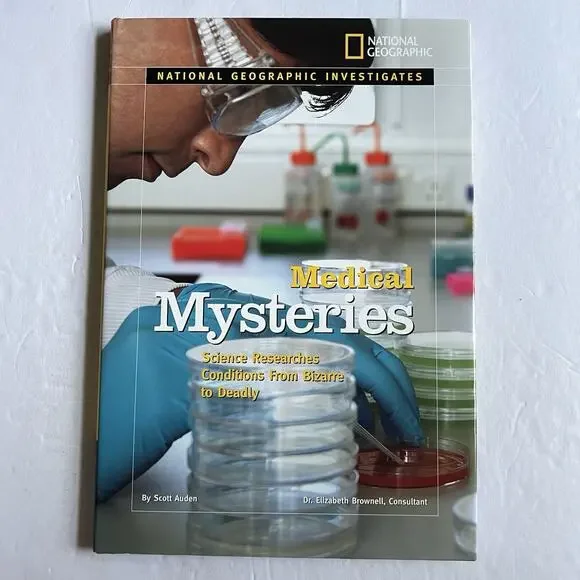 Nat Geo Investigates Medical Mysteries Hardcover Book With Dust Jacket