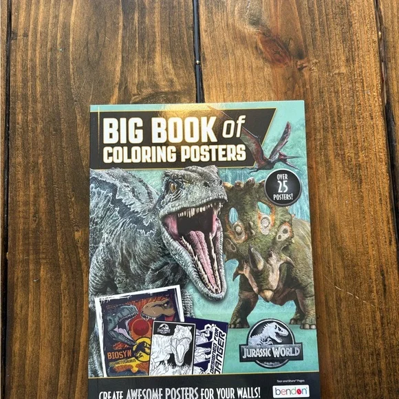 Big Book of Coloring Posters - Jurassic World Design