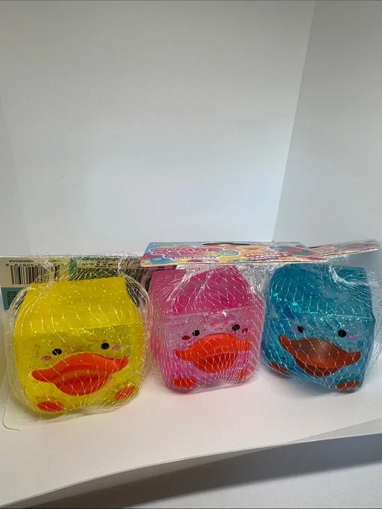 Sugar swap Duck Cube Trio - Yellow, Pink, Blue