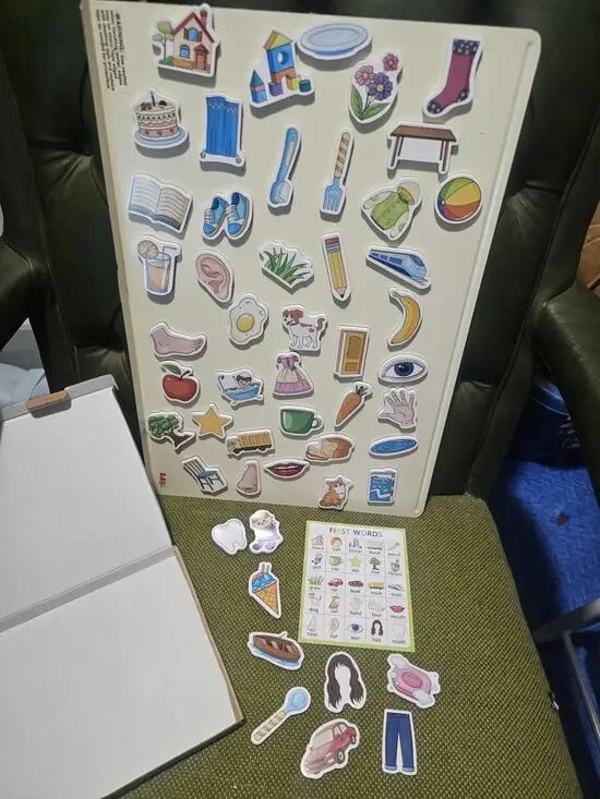 Fifty First Words Refridgerator Magnets for Kids NIB