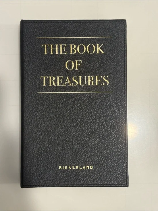 Kikkerland “The Book of Treasures” Hidden Jewelry Storage Book Box NWOT