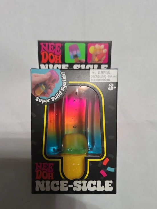 Nice-Sicle Rainbow Popsicle Kids Squishy Toy - Multicolor