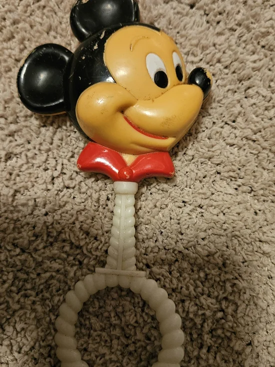 Vintage (1970s) Danara Baby Rattle From Disney.  Adorable !