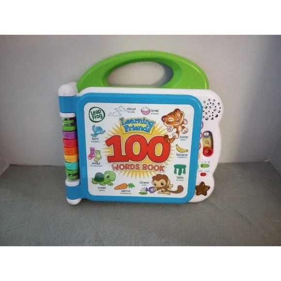 Leap Frog.  Learning Friends-100 Words Book.‎ English and Spanish. Works Great.