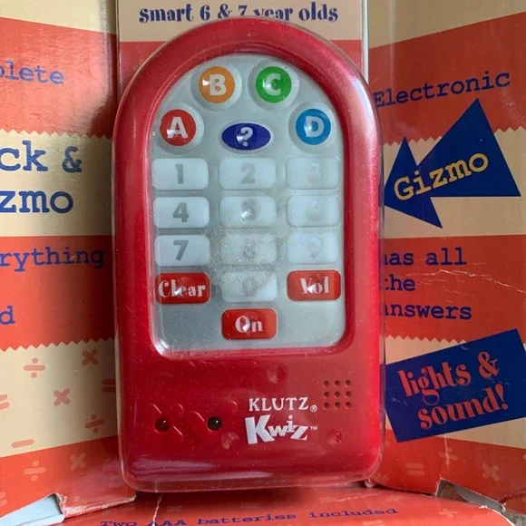 Klutz Kwiz‎ 1st Grade Math Quiz Deck Gizmo 2002 Sealed Educational Toy Set