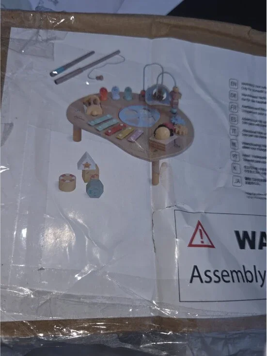 Kids activity fishing table