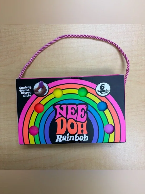 NeeDoh Rainboh, Teenie, Groovy, Globs New Authentic Schylling New