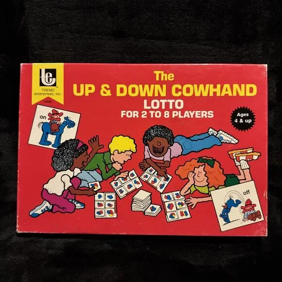 Vintage TREND Enterprizes 1978 The Up & Down Cowhand Lotto