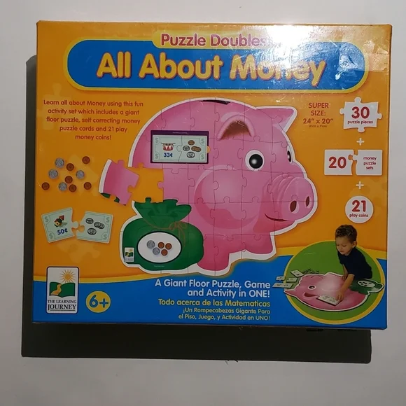All About Money Floor Puzzle & Game
