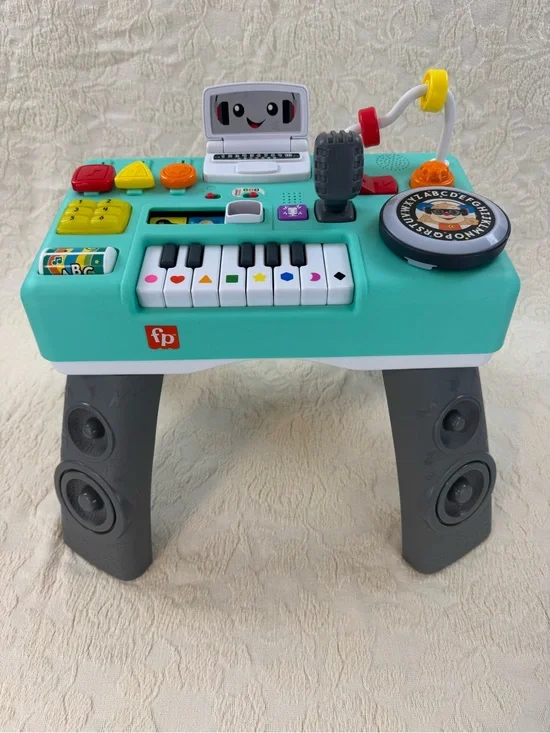 Fisher-Price Laugh & Learn Mix & Learn DJ Table | Interactive Musical Toy