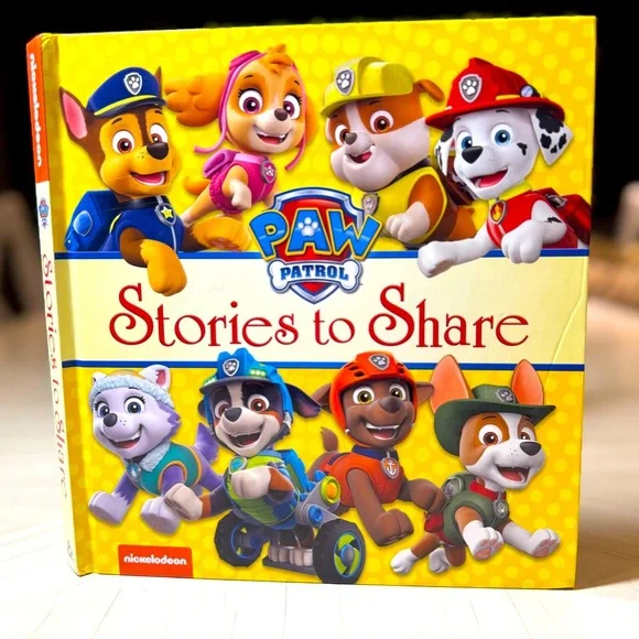 Nickelodeon Paw Patrol Stories to Share Hardcover Book – Hardcover Book for Kids