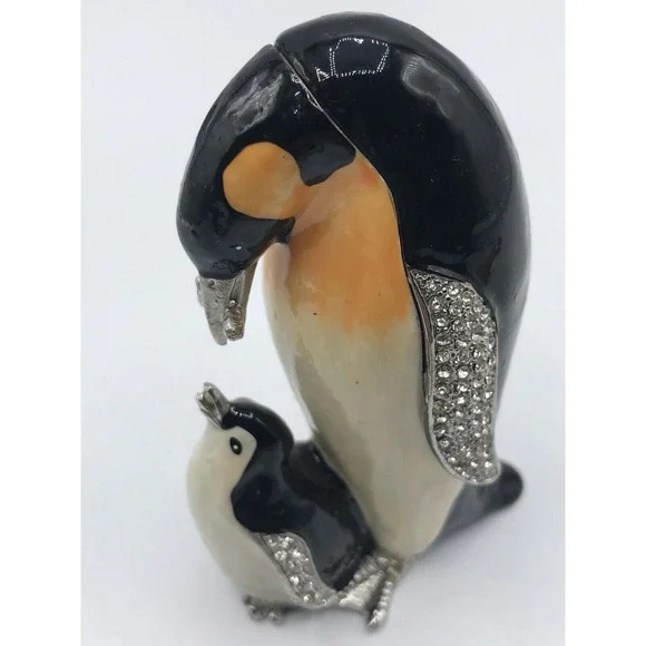 Emperor Penguin & Baby‎ Trinket Box
