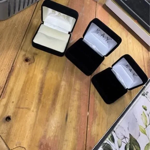 Set of 3 Kay Jewelers Ring Boxes