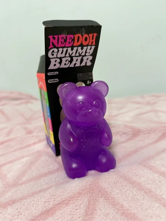 Needoh Gummy Bear Sensory Toy - Purple