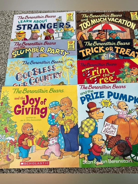 The Berenstain Bears Book Bundle of 8 Colorful Children's Classics