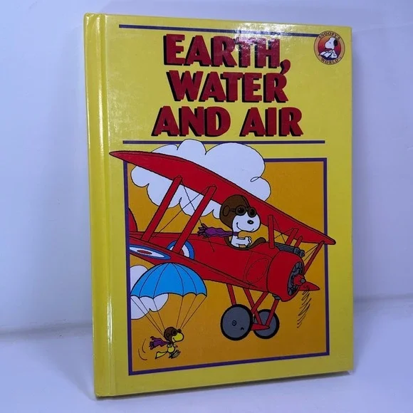 Charlie Brown Earth‎ Water and Air Childrens Educational Book Snoopy 1994