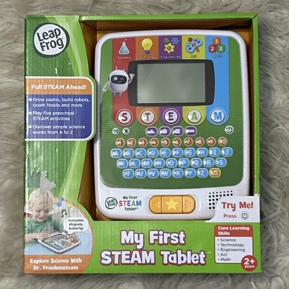Leap Frog My First STEAM‎ Learning Tablet Educational, Age 2+  - New In Box