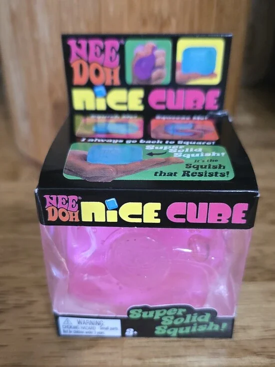 Pink Nice Cube - Pink Super Solid Squish