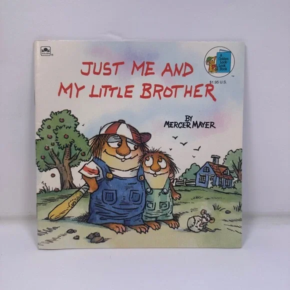 Just Me and My Little Brother by Mercer Mayer Golden Look Book Hardcover‎ 1991